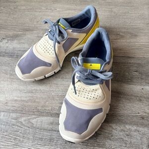 Adidas By Stella Mccartney Alayta Sneakers In Gray/Yellow Women’s 7.5